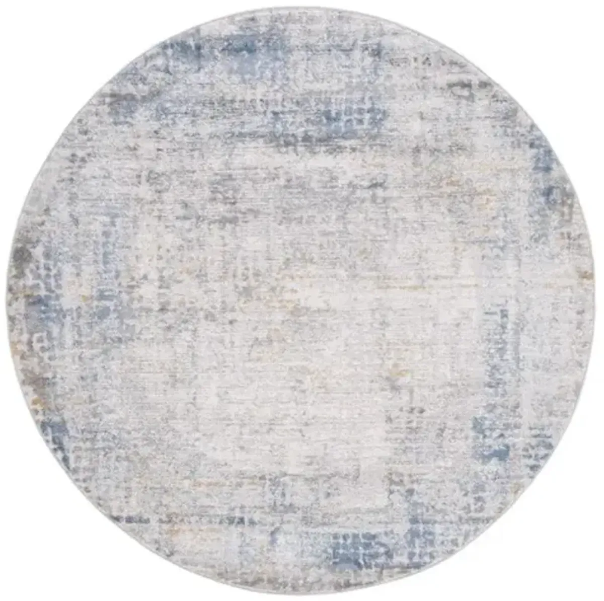 PALMA 338 Blue 6'-7' X 6'-7' Round Round Rug