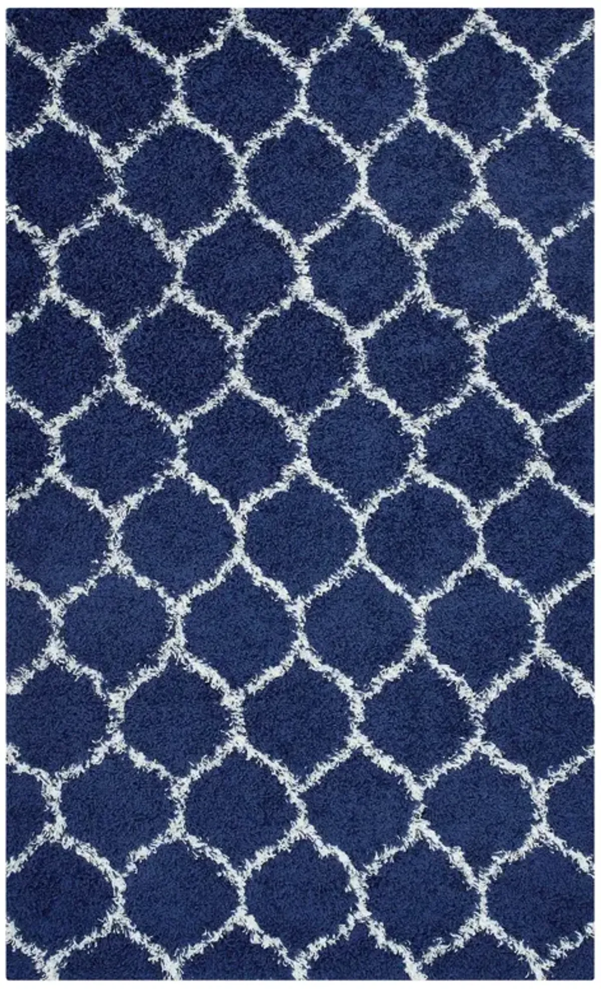 Solvea Moroccan Trellis 5x8 Shag Area Rug