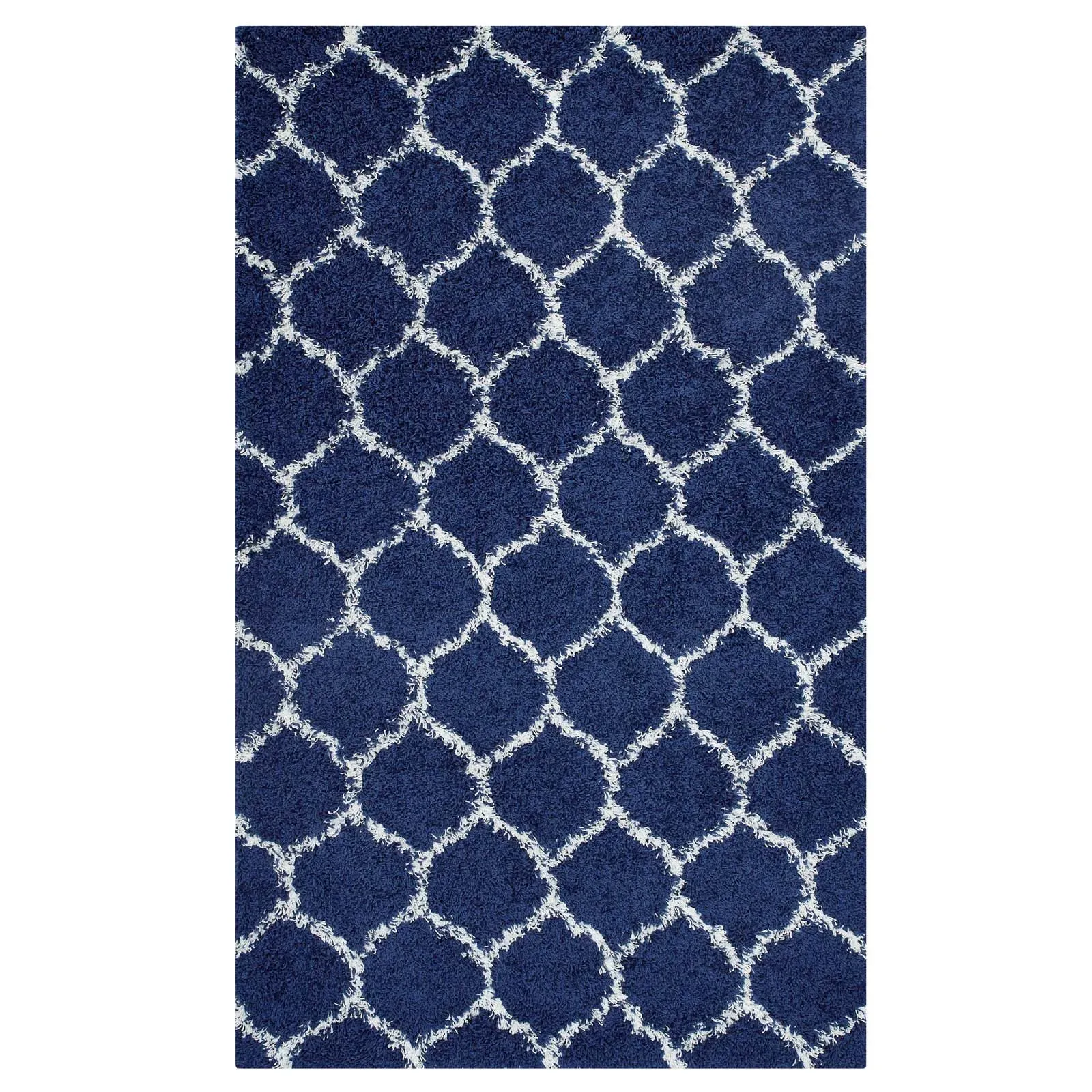 Solvea Moroccan Trellis 5x8 Shag Area Rug