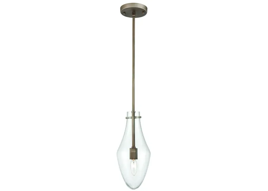 Culmination 6" Wide 1-Light Mini Pendant - Weathered Zinc