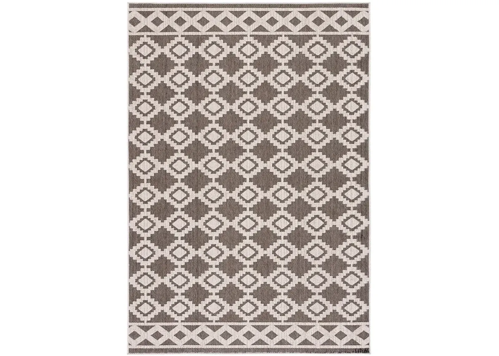 GLOBAL 208 Beige 8' X 10' Large Rectangle Rug