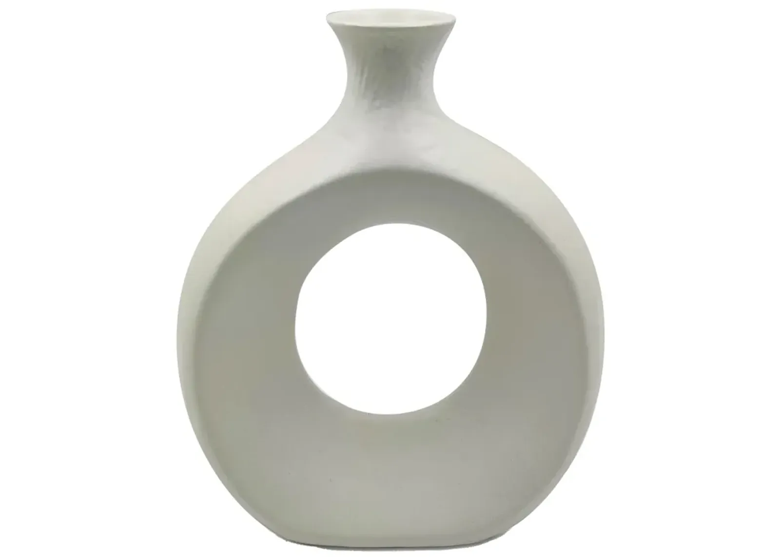 Dol, 10"h Open Cut Vase, Cotton