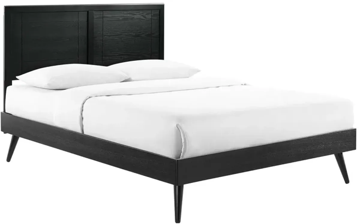 Marlee Twin Wood Platform Bed With Splayed Legs