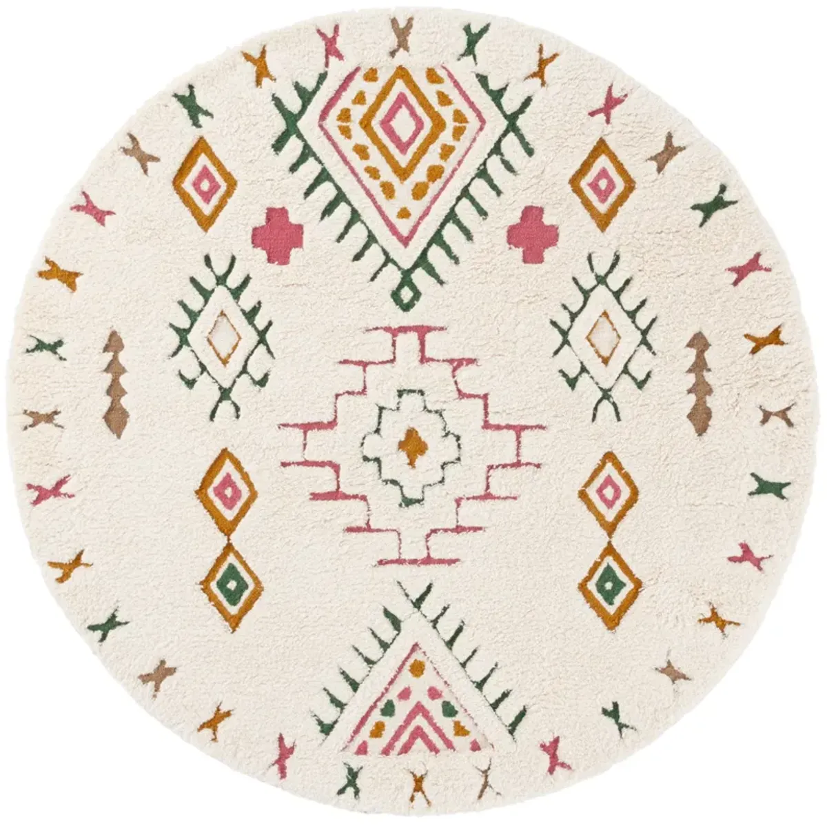 CASABLANCA Hand Tufted 6' x 6' Round area rug