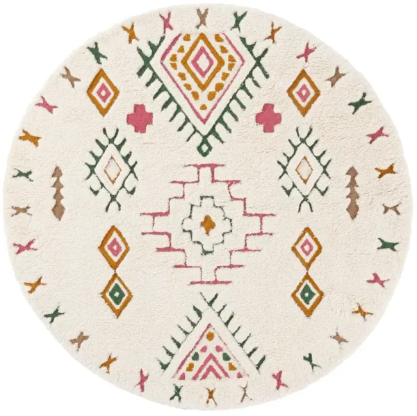 CASABLANCA Hand Tufted 6' x 6' Round area rug