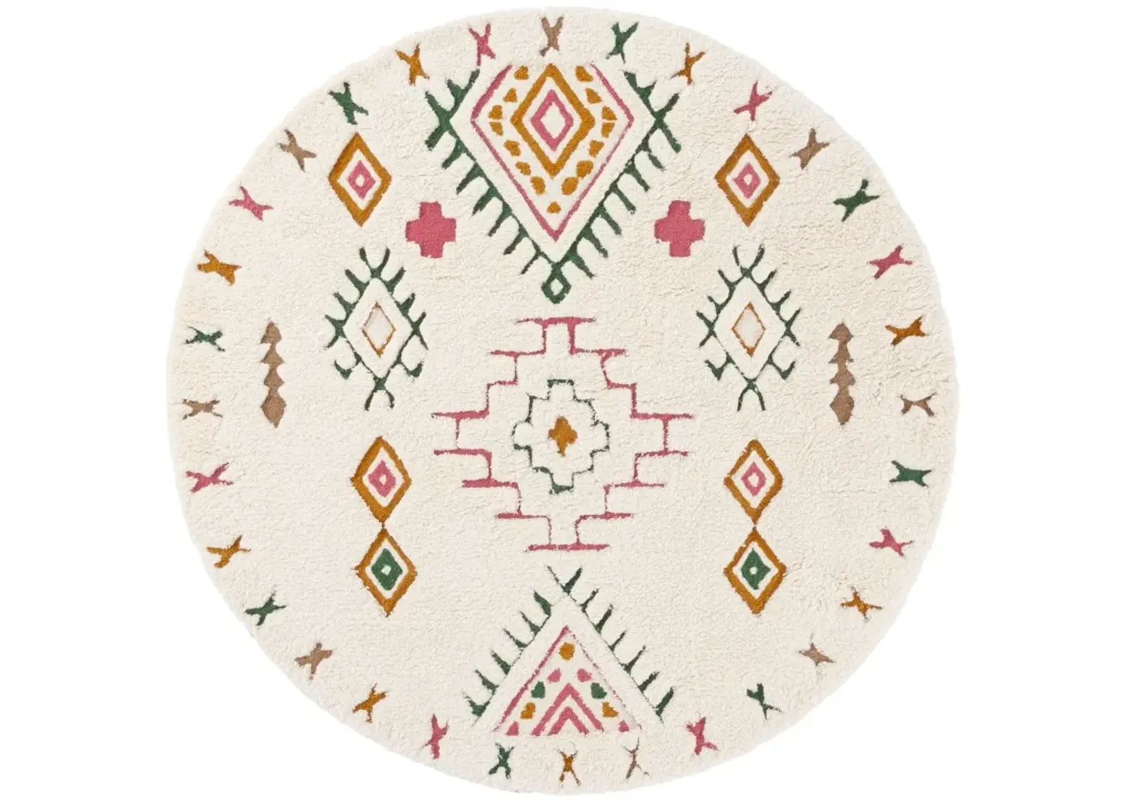 CASABLANCA 920 IVORY  6' x 6' Round Round Rug