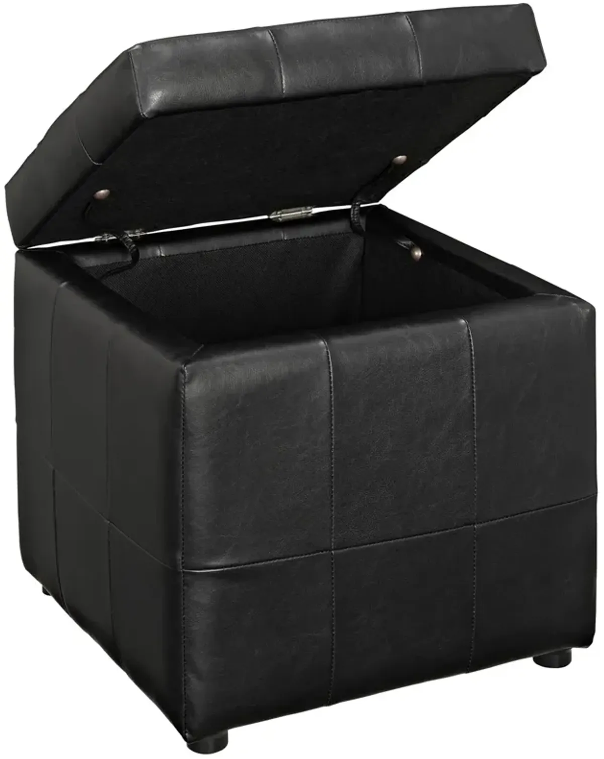 Volt Storage Upholstered Vinyl Ottoman