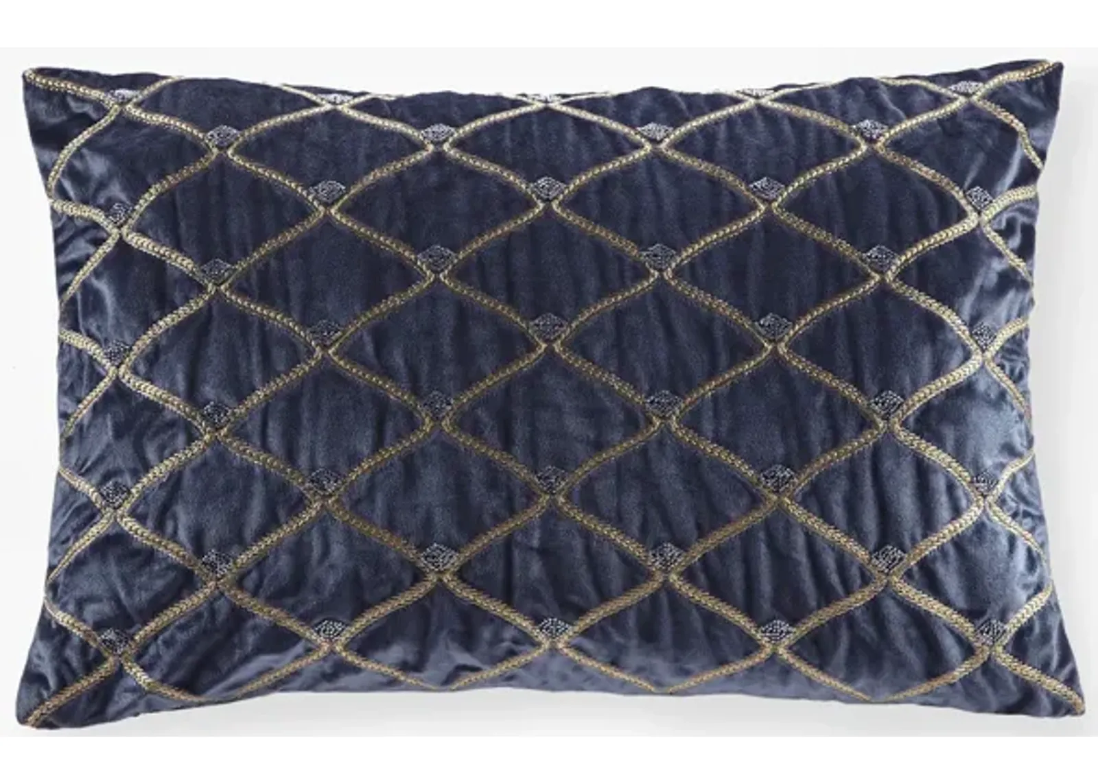 Croscill Classics Aumont Navy Oblong Decor Pillow