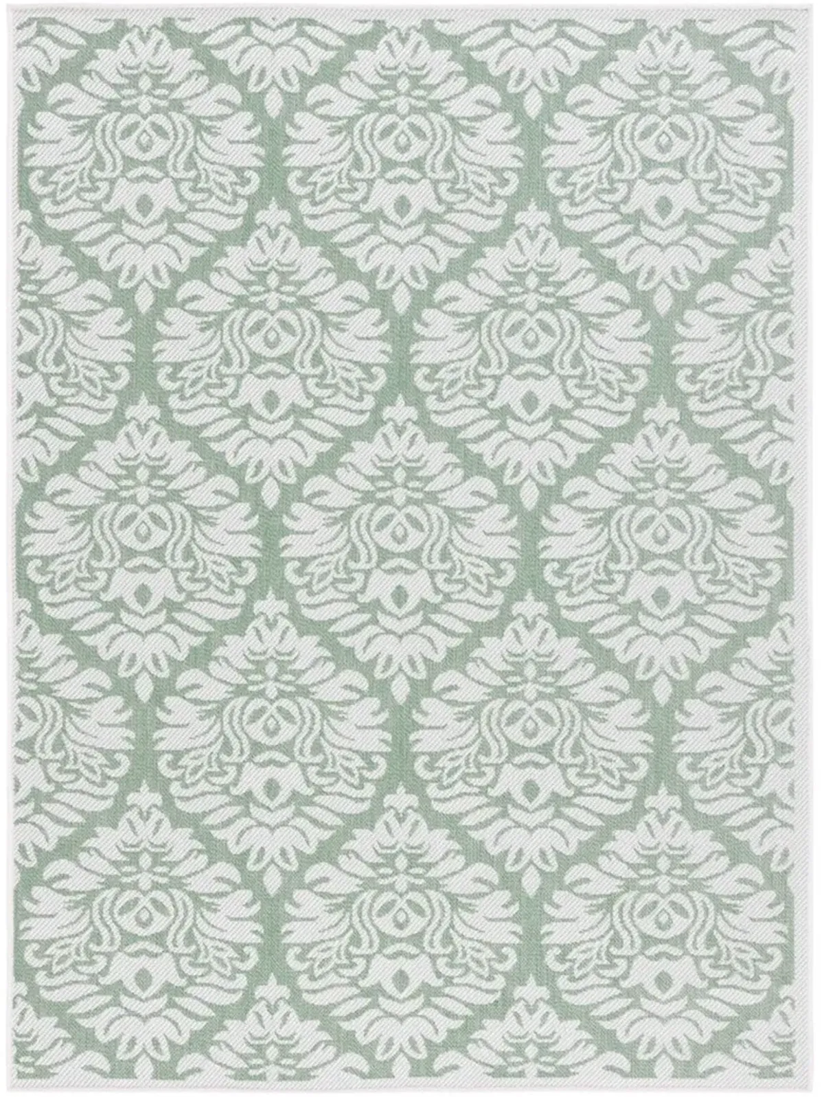 BERMUDA  821 Green 8' X 10' Large Rectangle Rug