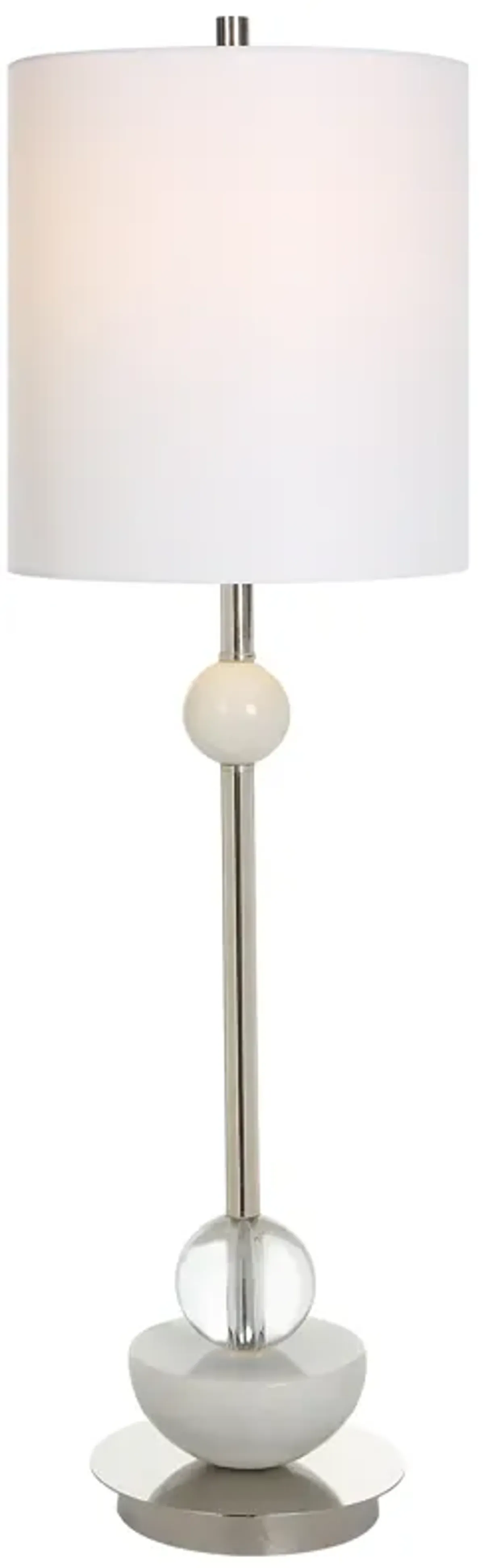 Exposition Nickel Buffet Lamp