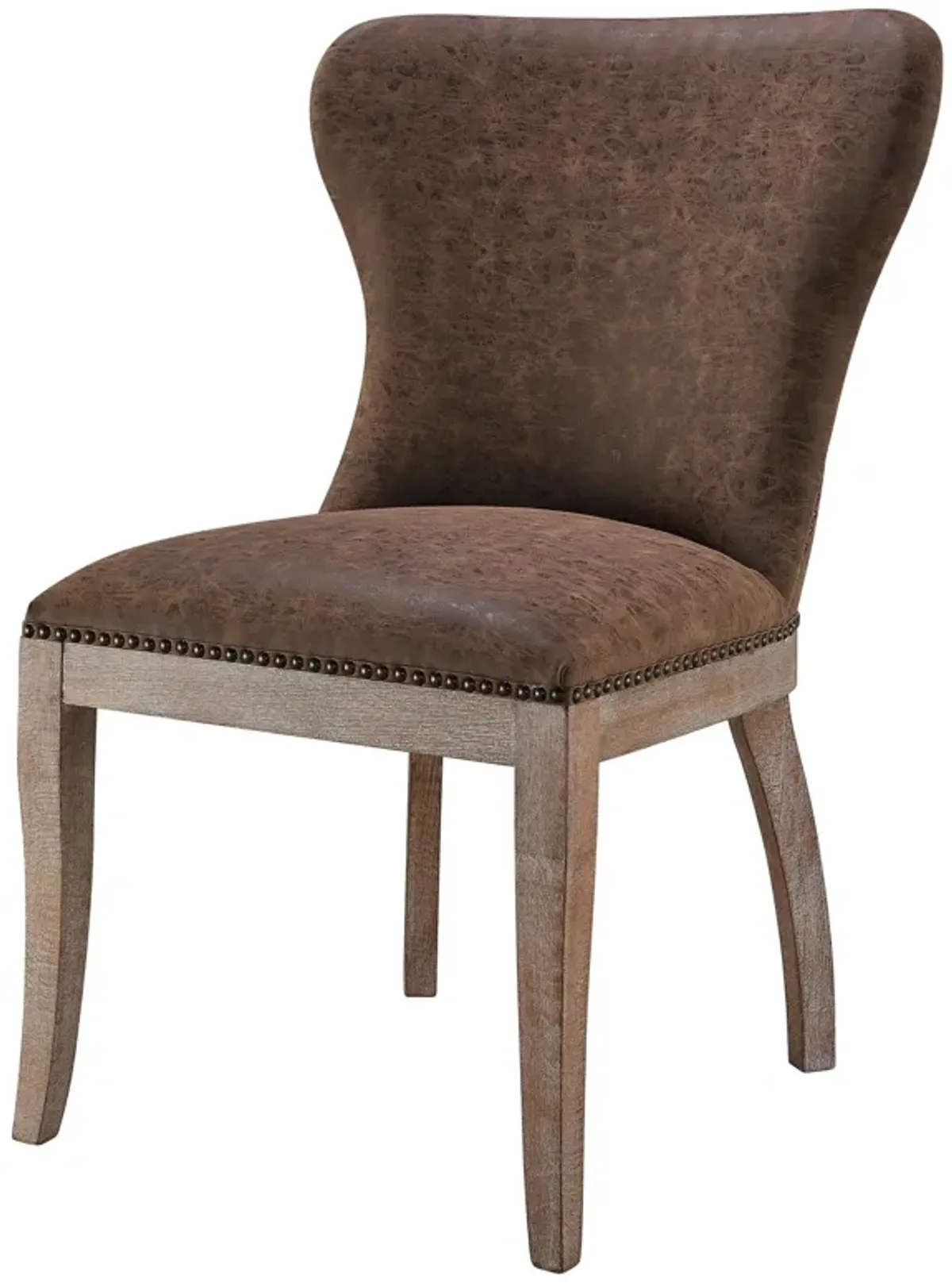 Dorsey Faux Leather Dining Chairs - Set Of 2