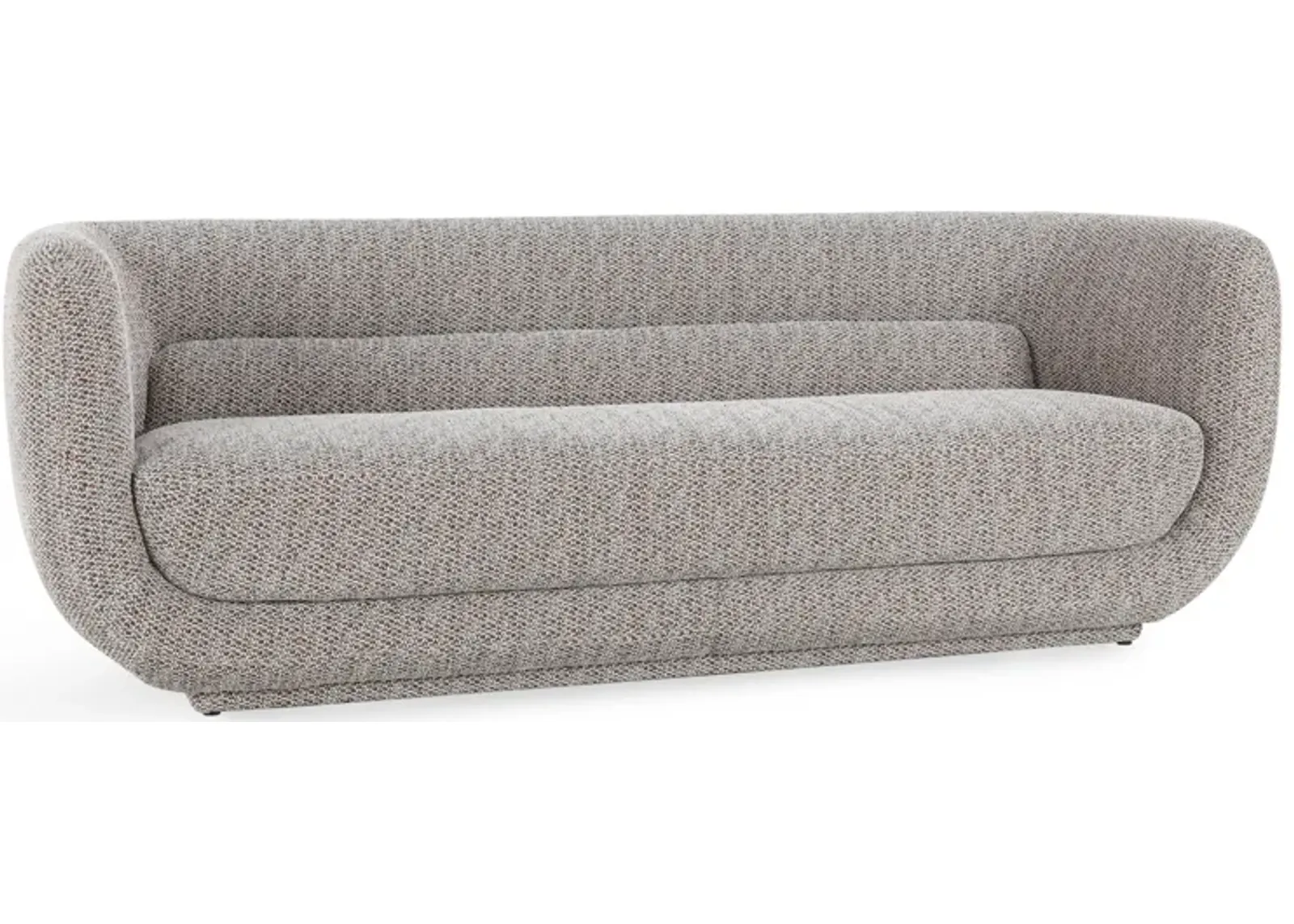 Nico 93" Modern Brick Curved Sofa