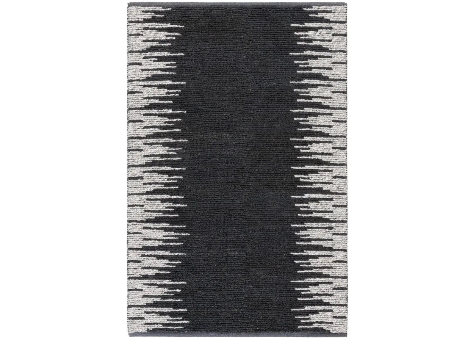 NATURAL FIBER 953 BLACK  8' x 10' Large Rectangle Rug