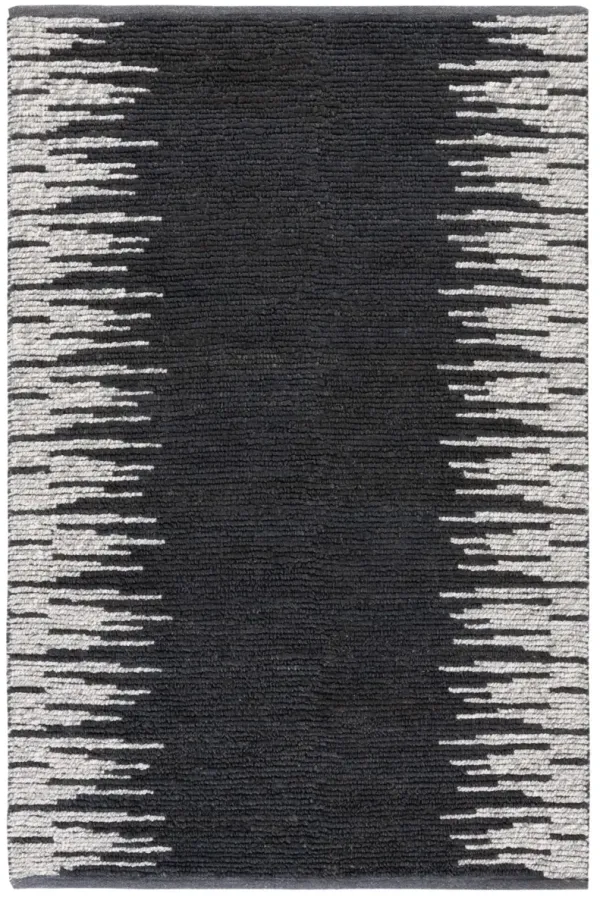 NATURAL FIBER 953 BLACK  8' x 10' Large Rectangle Rug