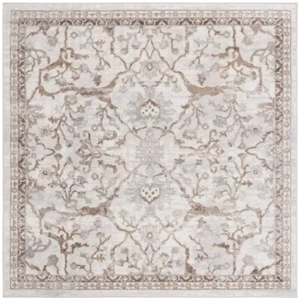 PALMA 336 BEIGE  3' x 3' Square Square Rug