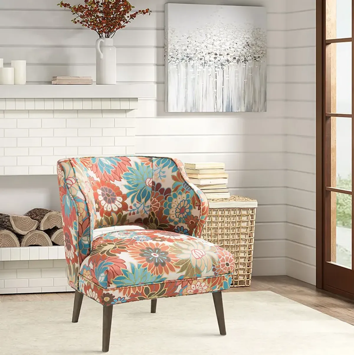 Madison Park Cody Multi Open Back Accent Chair