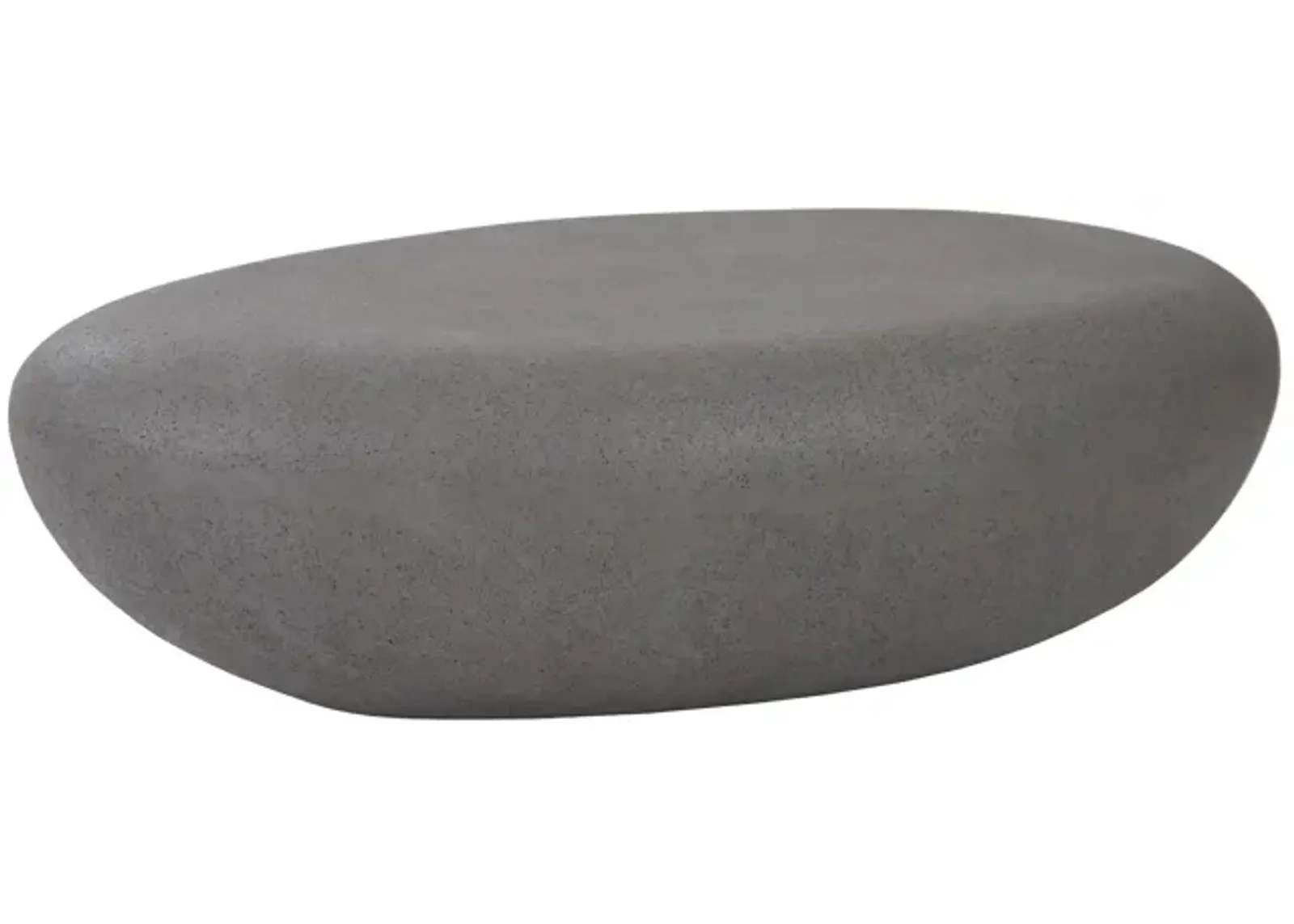 River Stone Coffee Table, Charcoal Stone, Large