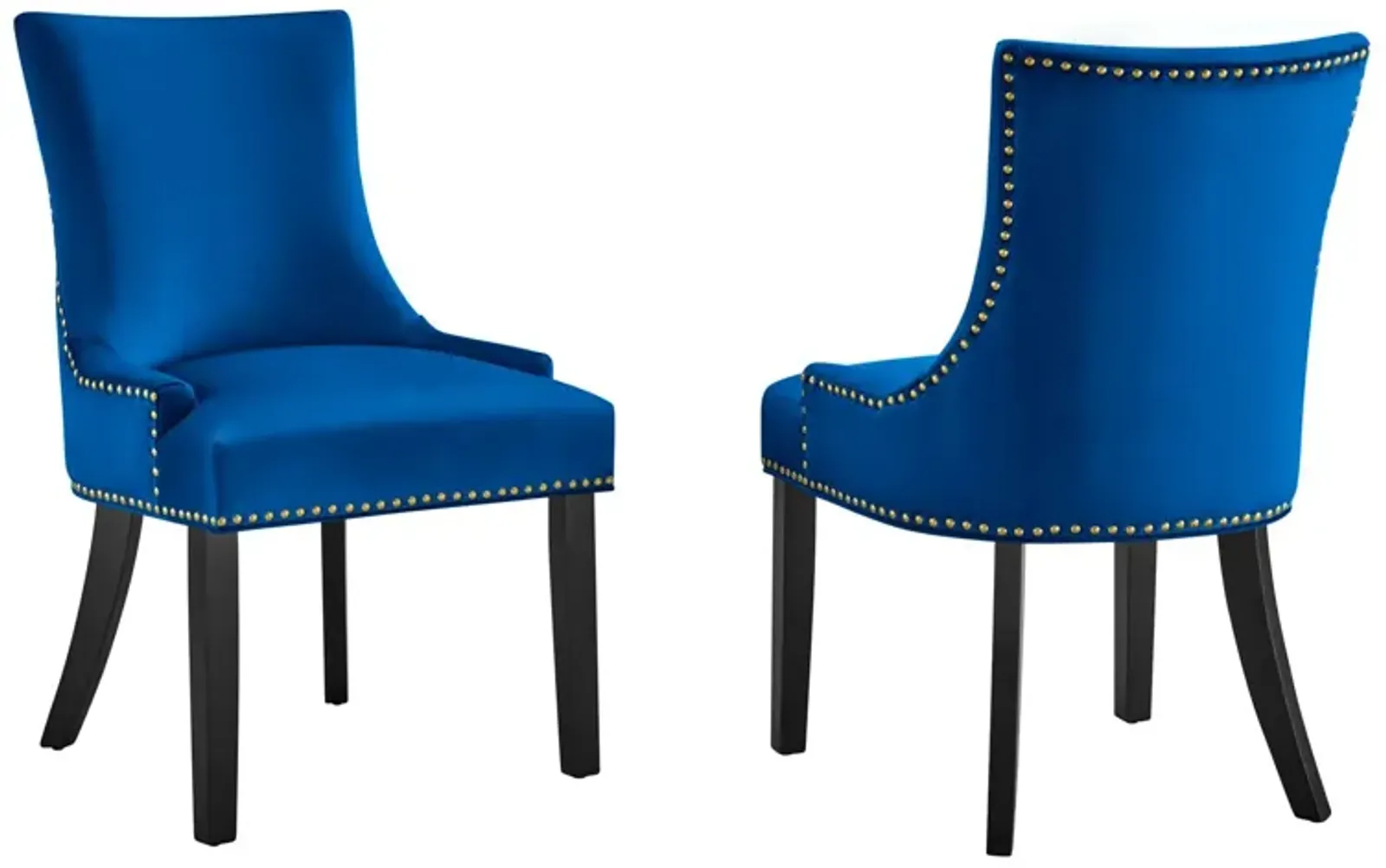 Marquis Performance Velvet Dining Chairs - Set of 2