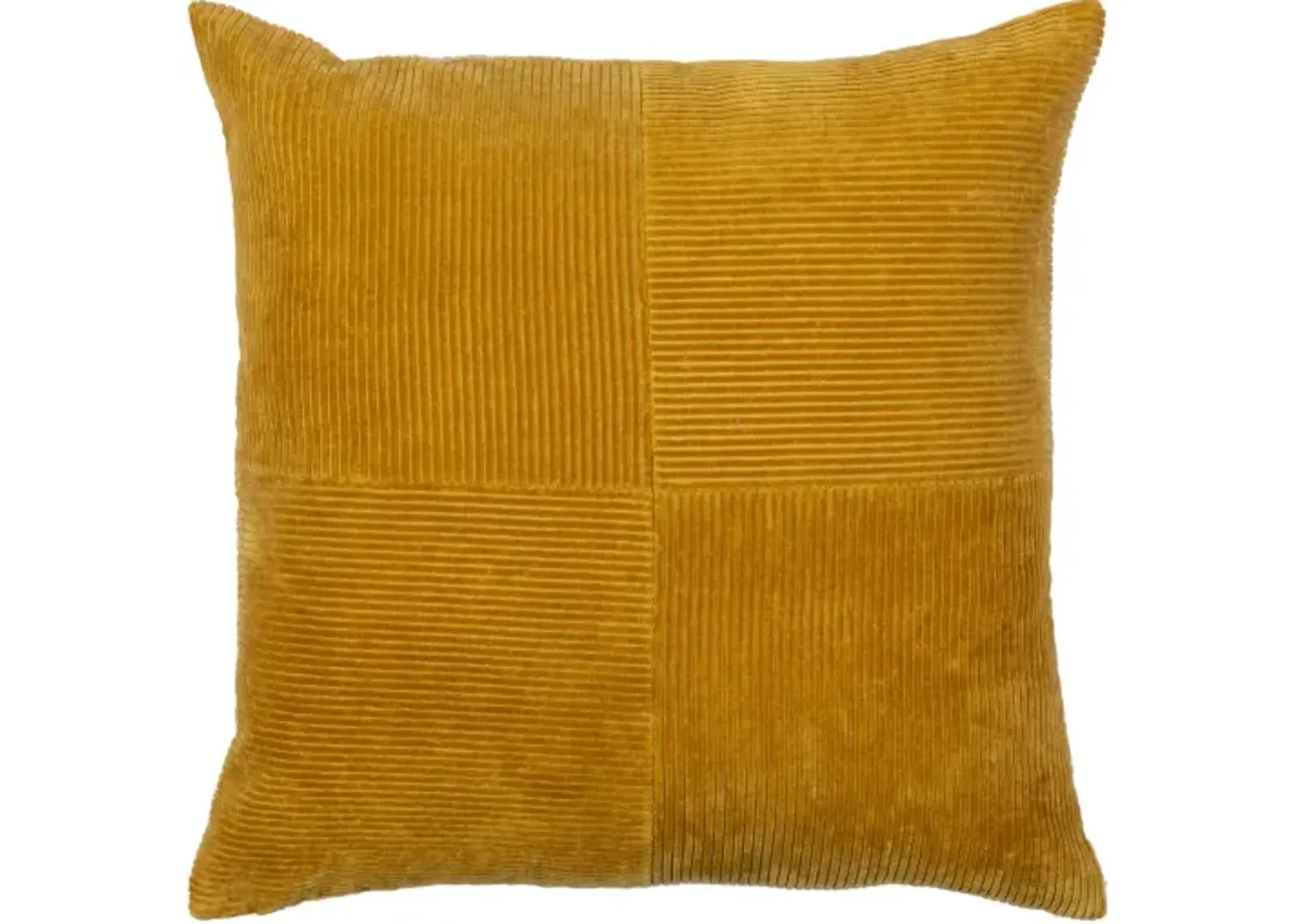 Corduroy Quarters 18"H x 18"W Pillow Kit