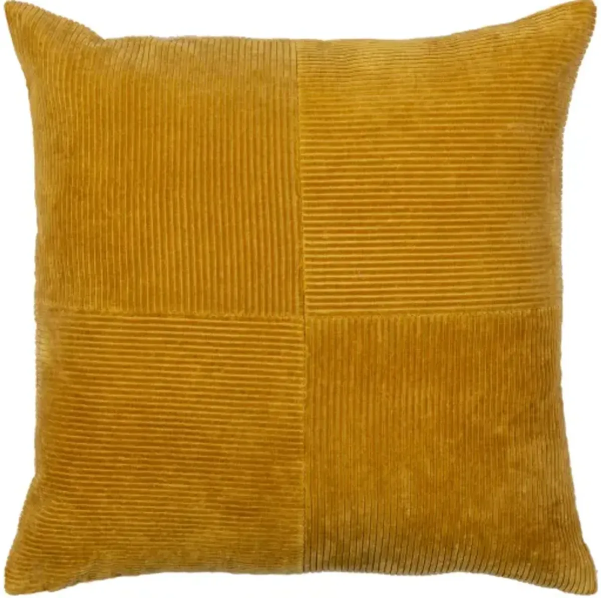 Corduroy Quarters 18"H x 18"W Pillow Kit