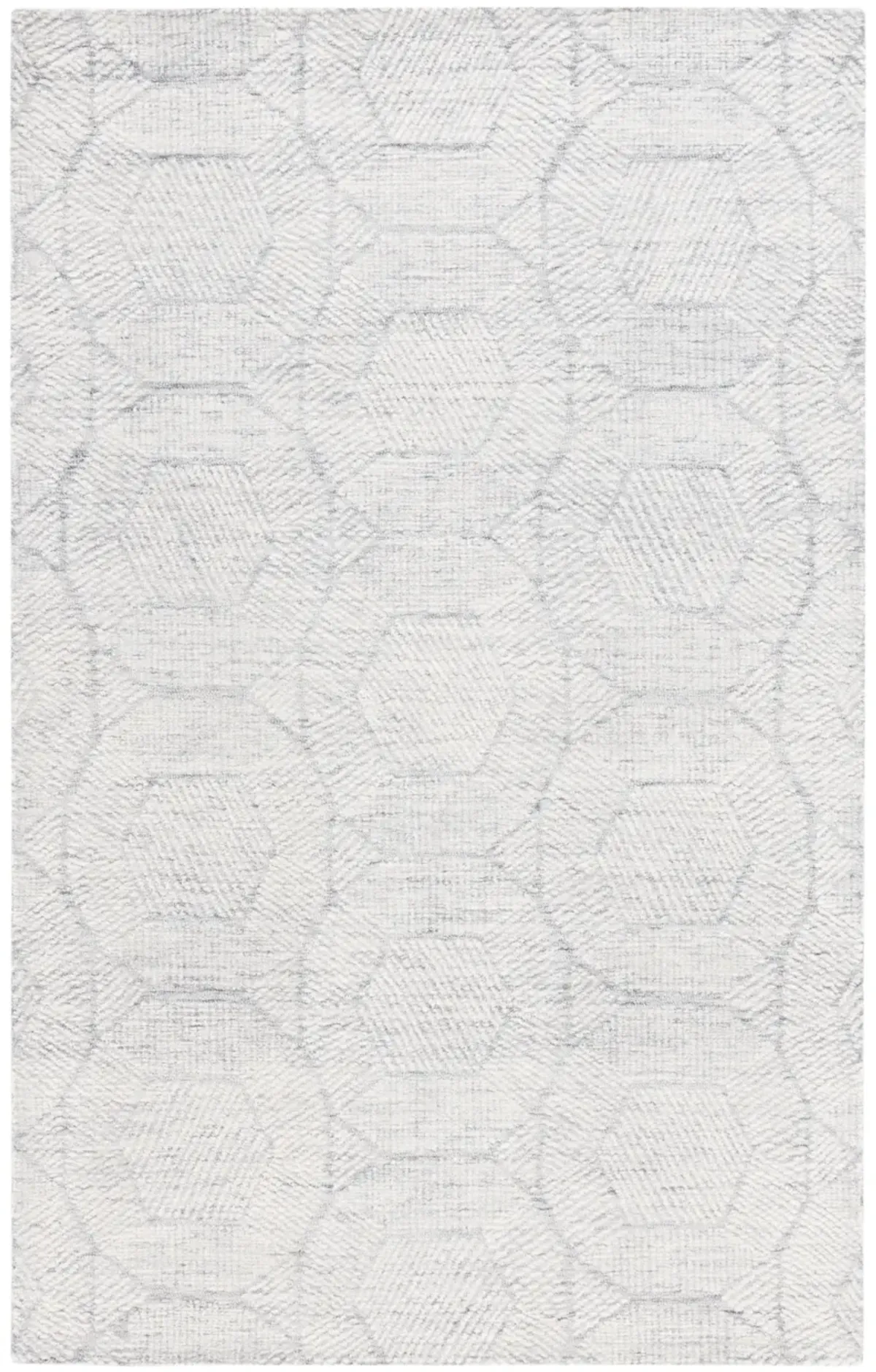 METRO 577 LIGHT GREY 8' x 10' Large Rectangle Rug