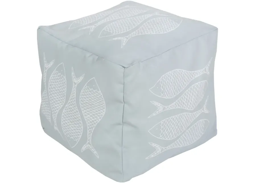 Rain POUF-277 18"H x 18"W x 18"D Pouf