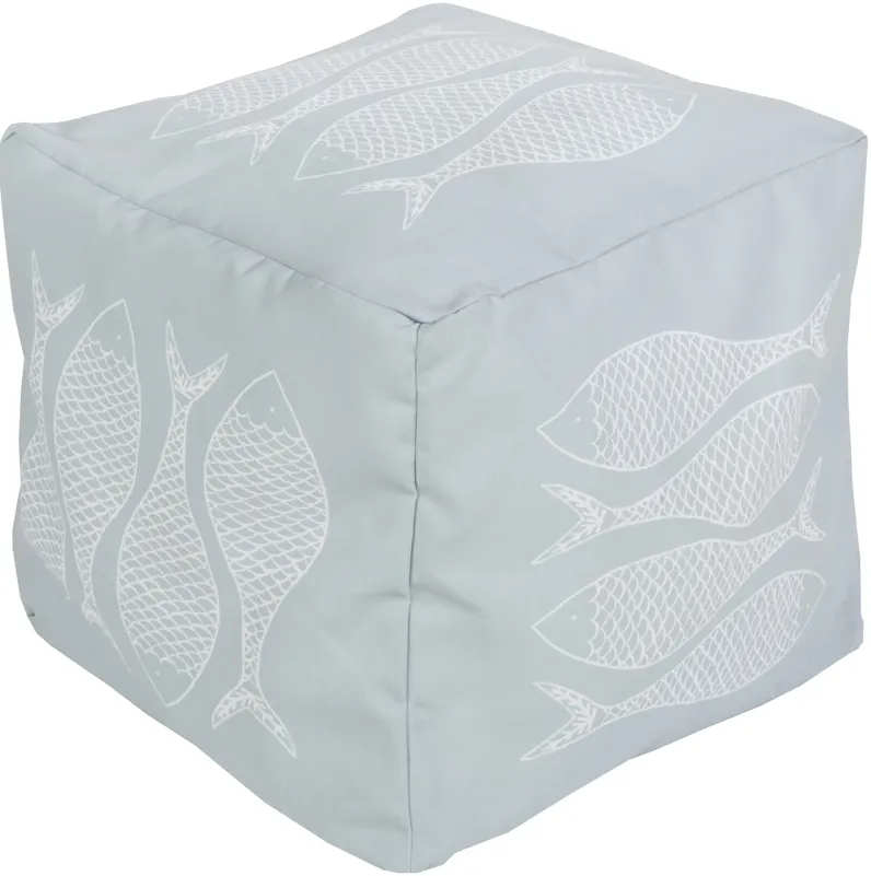 Rain POUF-277 18"H x 18"W x 18"D Pouf