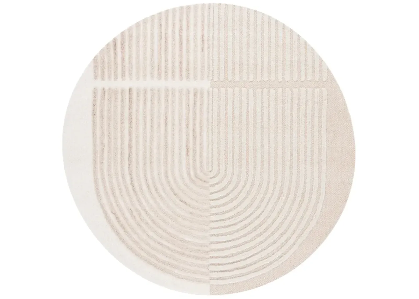 SOUTHAMPTON 306 IVORY  6' x 6' Round Round Rug