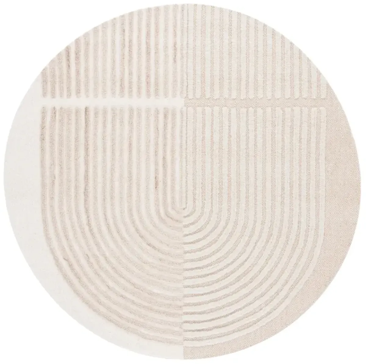 SOUTHAMPTON 306 IVORY  6' x 6' Round Round Rug