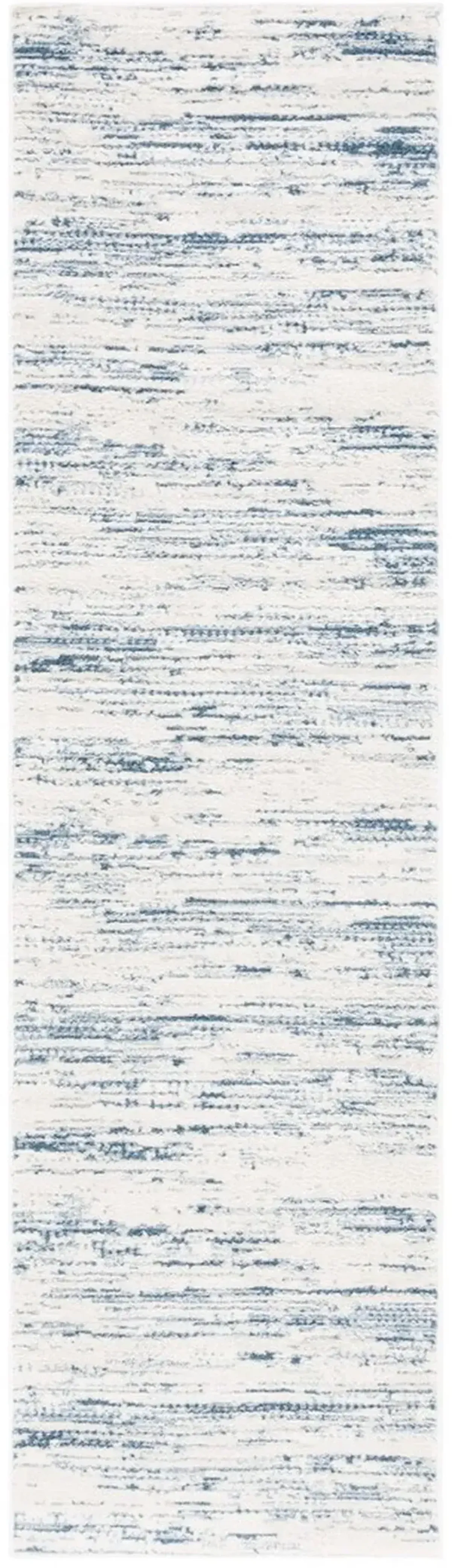 ALAMO 742 Blue 2'-2' X 8' Runner Rug