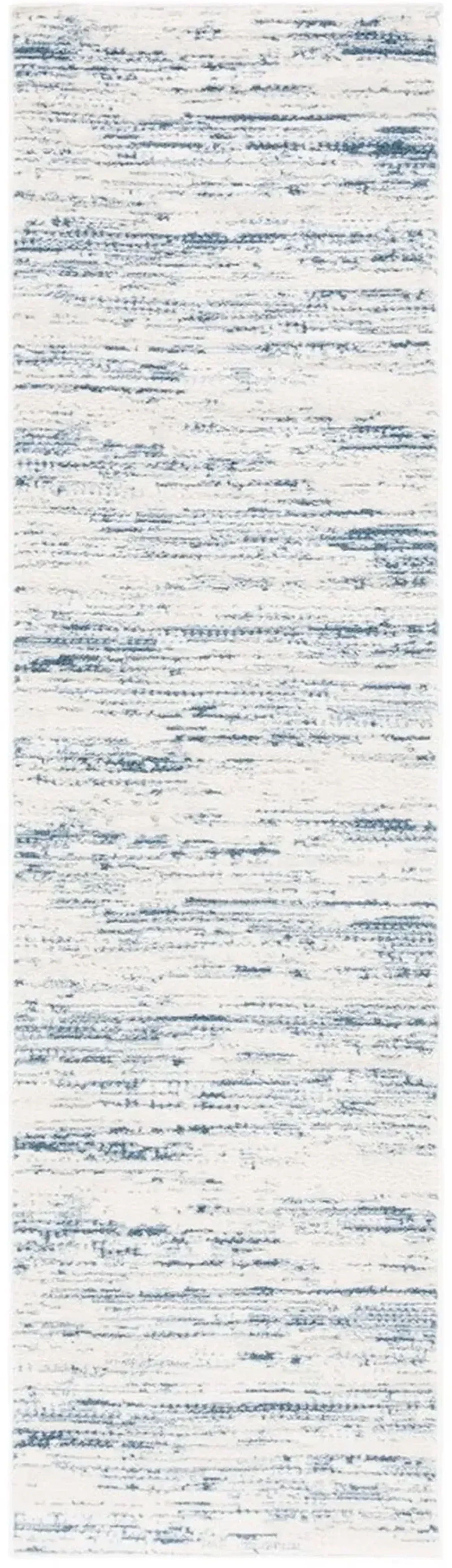 ALAMO 742 Blue 2'-2' X 8' Runner Rug