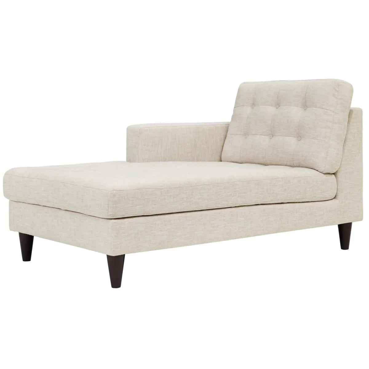 Empress Left-Arm Upholstered Chaise