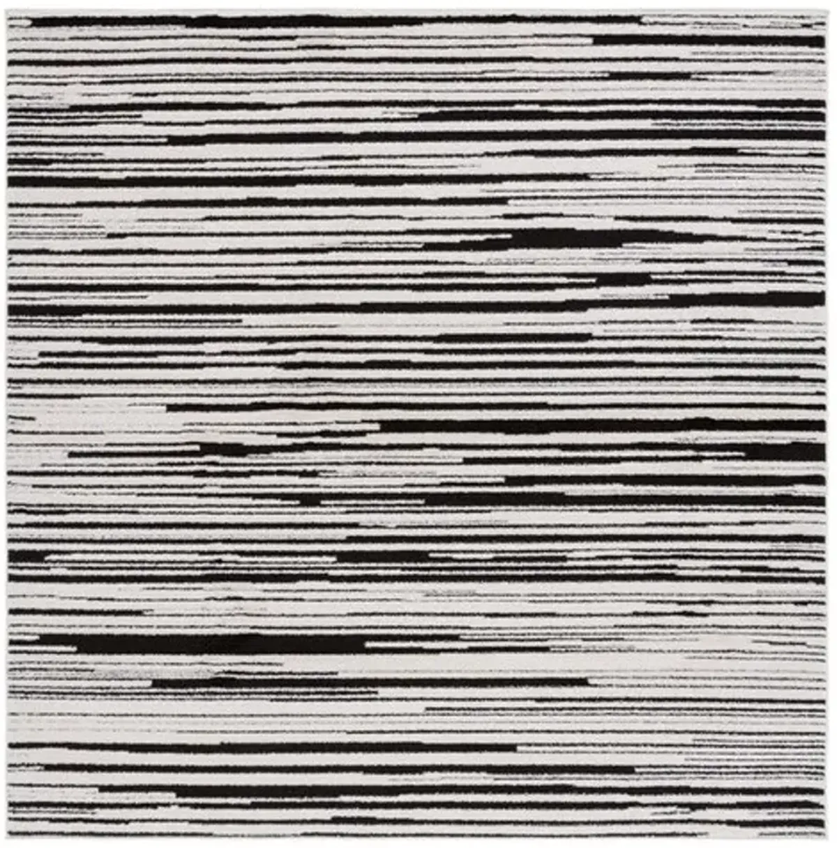 MELODY 116 Black 6'-7' X 6'-7' Square Square Rug