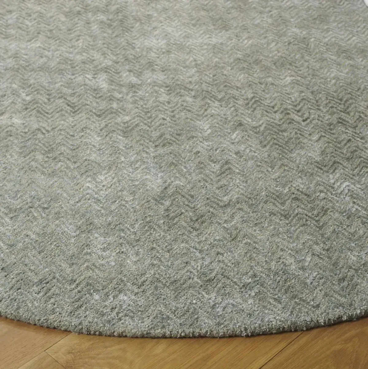 GLAMOUR Hand Tufted 6' x 6' Round area rug