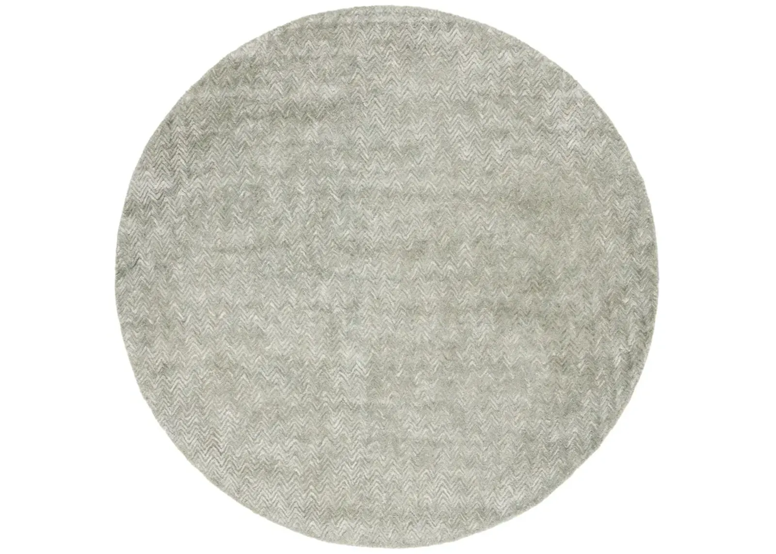 GLAMOUR 403 GREEN  6' x 6' Round Round Rug