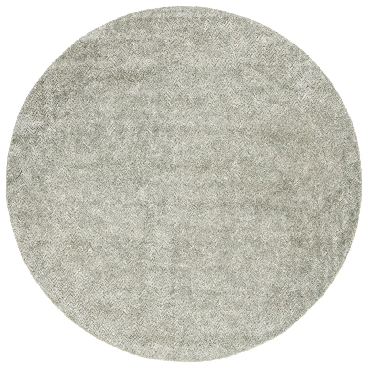 GLAMOUR 403 GREEN  6' x 6' Round Round Rug