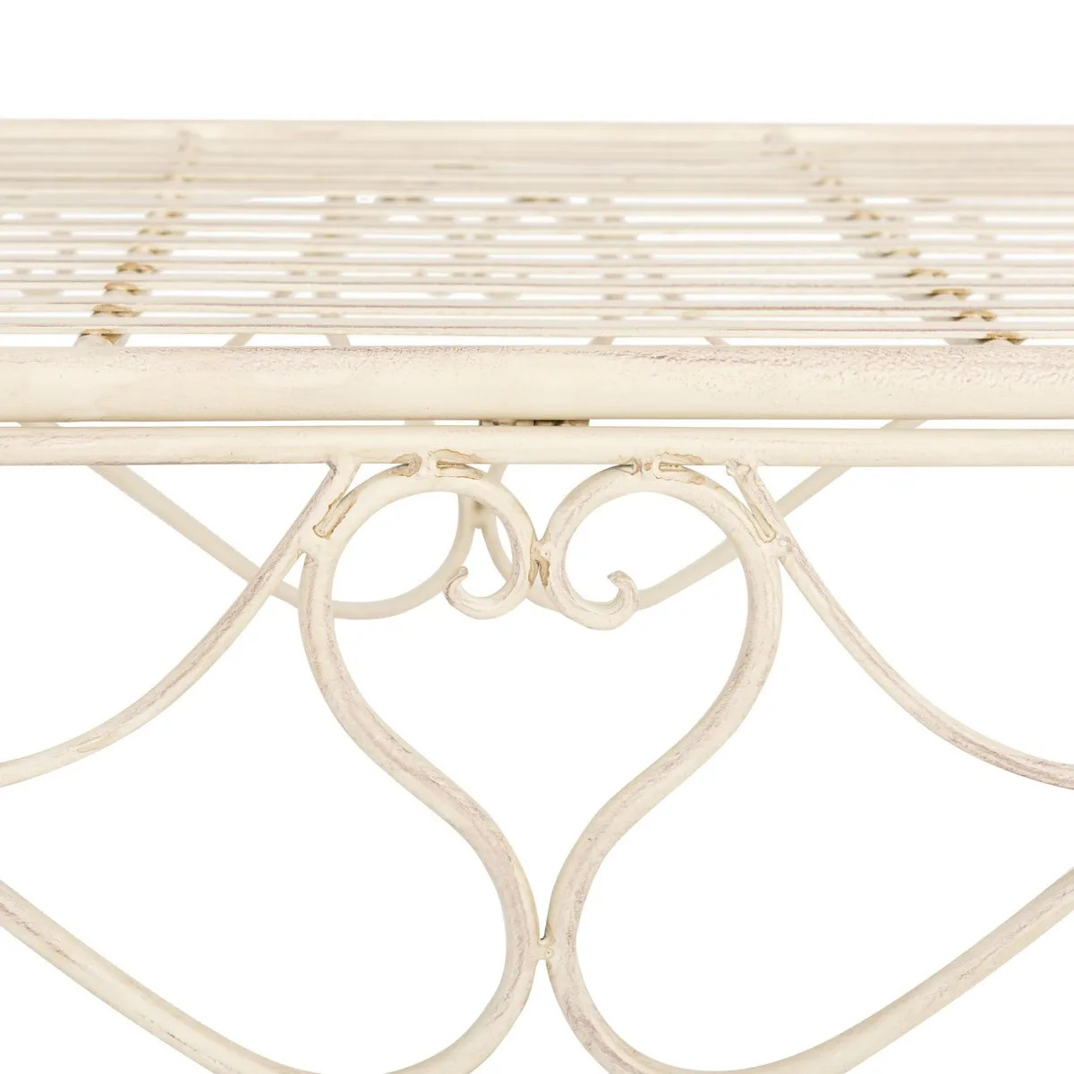 Adina Wrought Iron 51.25-Inch W Outdoor Garden Bench