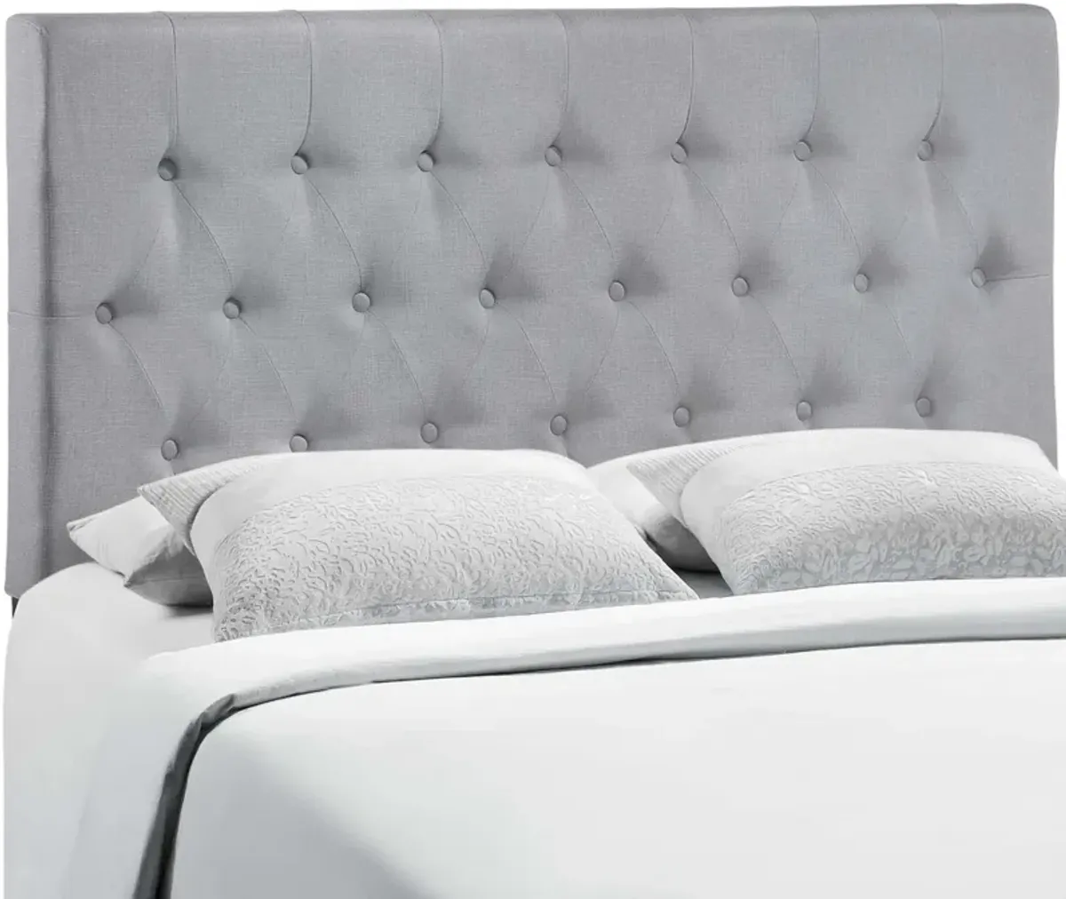 Clique Queen Upholstered Fabric Headboard