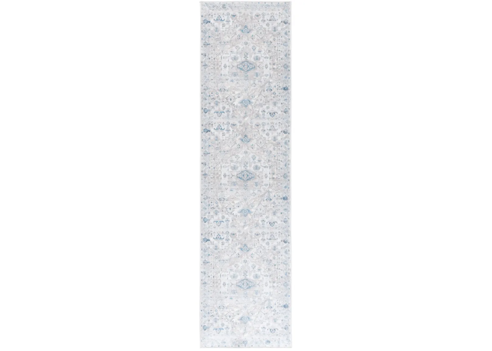 ORLANDO 772 GREY  2'-2' x 8' Runner Rug