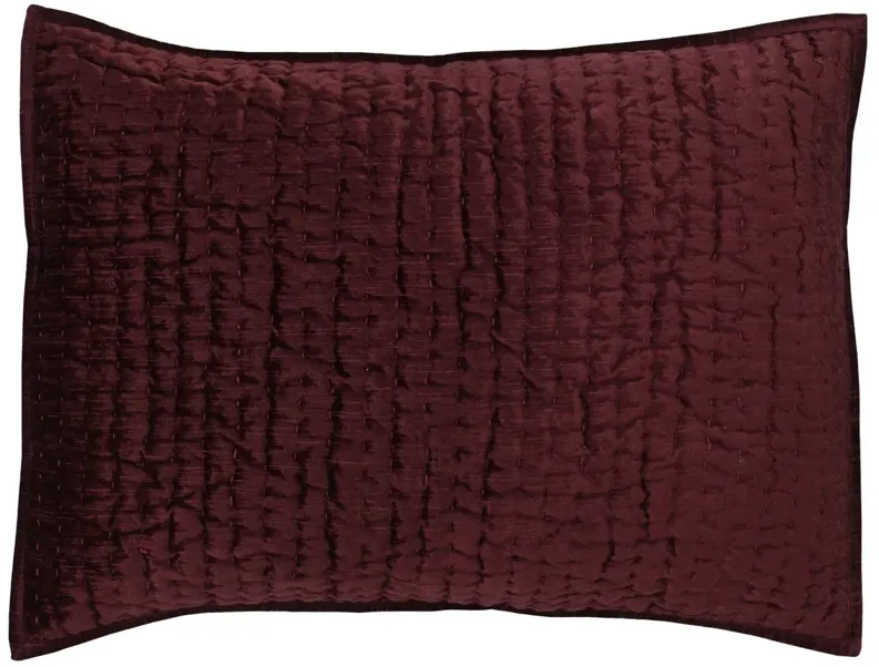 Bari Velvet Port Standard Sham