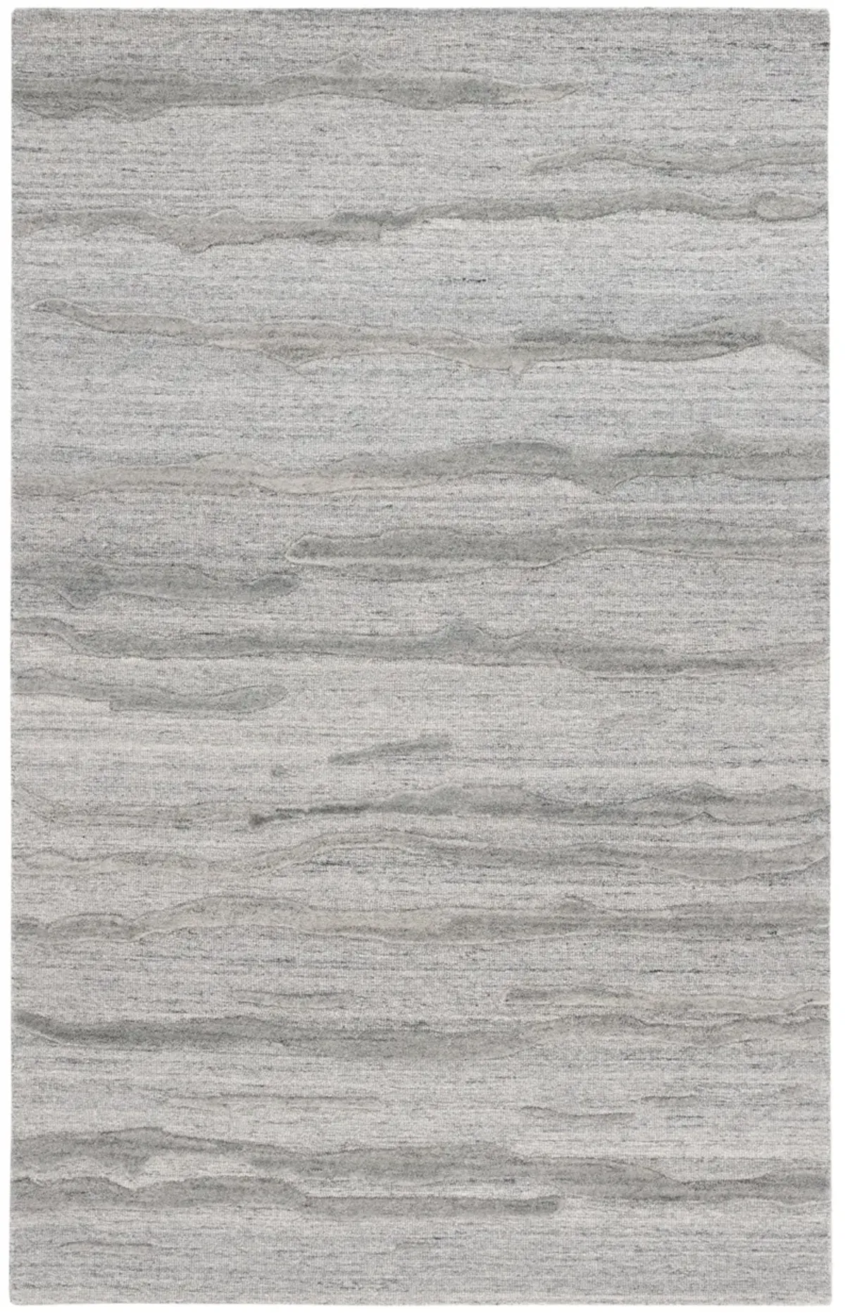 ABSTRACT Hand Tufted 5' x 8' area rug