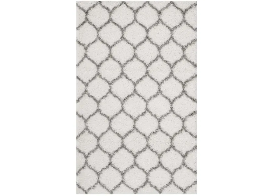 Solvea Moroccan Trellis 5x8 Shag Area Rug