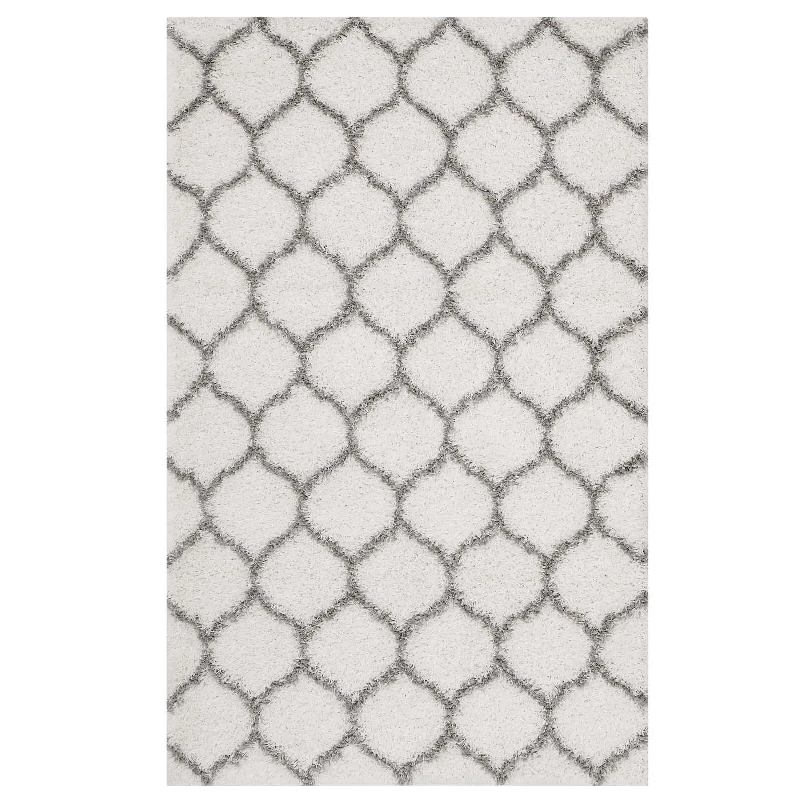 Solvea Moroccan Trellis 5x8 Shag Area Rug