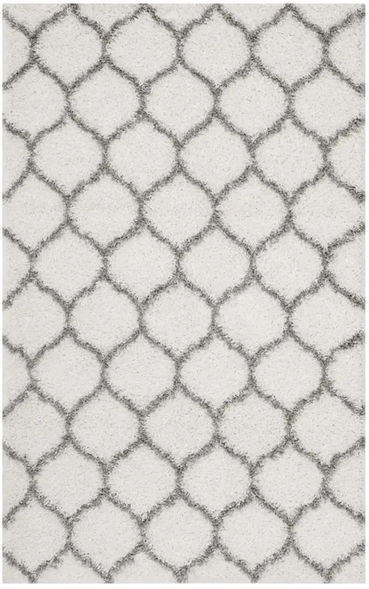 Solvea Moroccan Trellis 5x8 Shag Area Rug