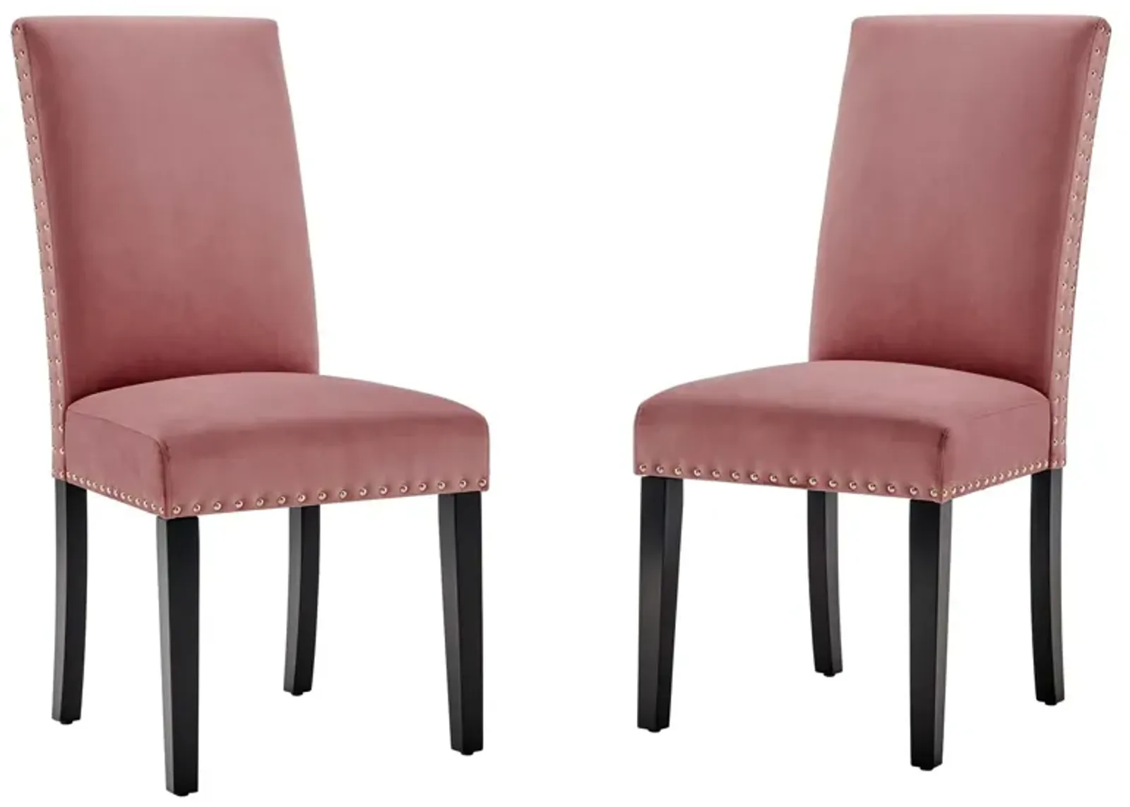 Parcel Performance Velvet Dining Side Chairs - Set of 2