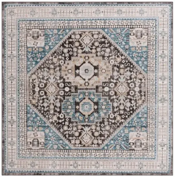 CORNELIA 211 Blue  6'-7' X 6'-7' Square Square Rug