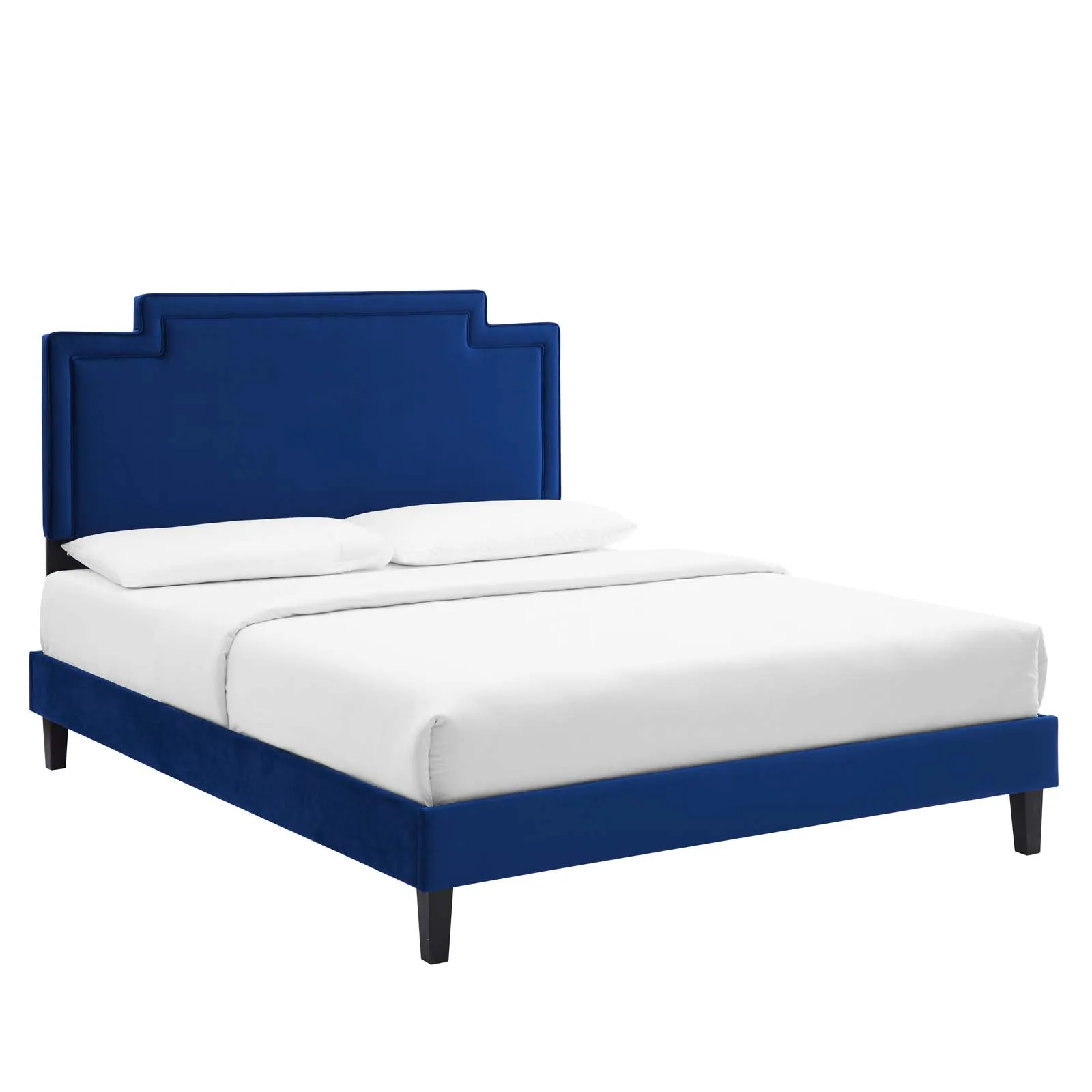 Liva Performance Velvet Queen Bed