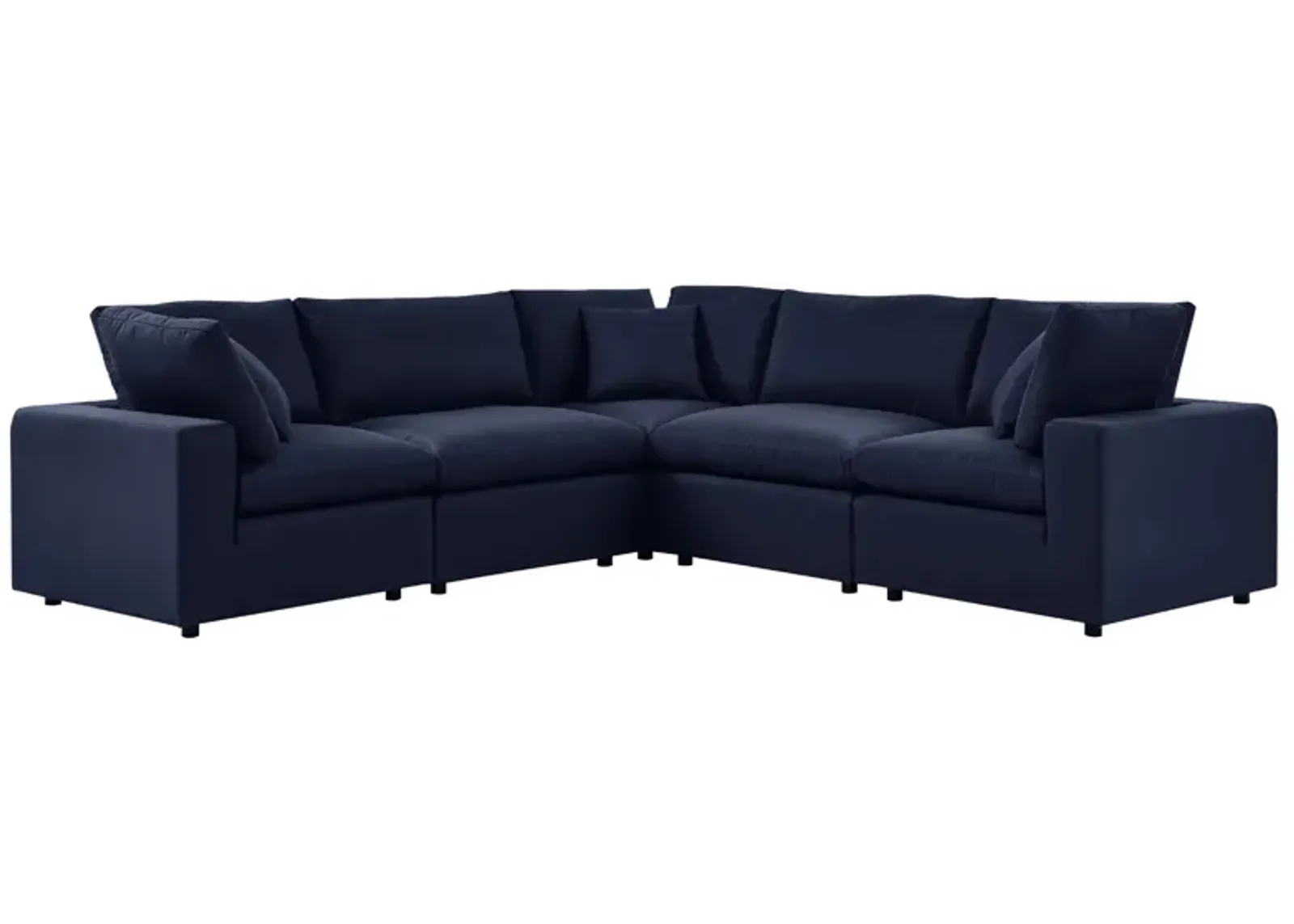 Commix 5-Piece Outdoor Patio Sectional Sofa