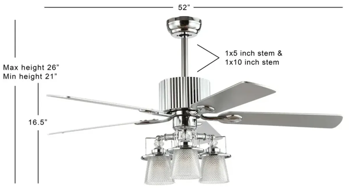 PARLIN CEILING LIGHT FAN