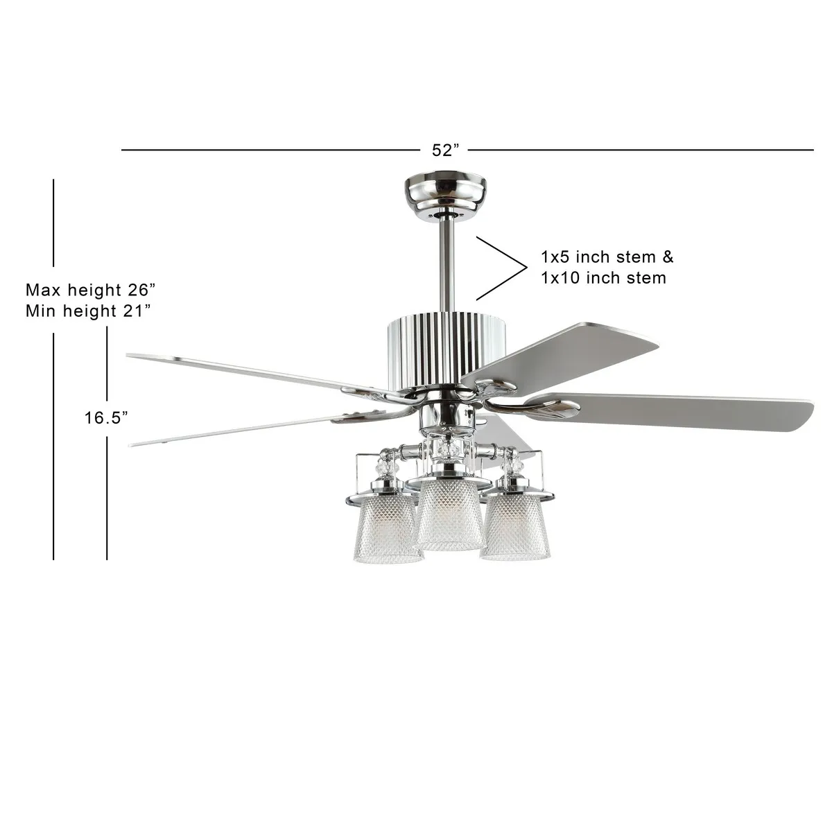 PARLIN CEILING LIGHT FAN